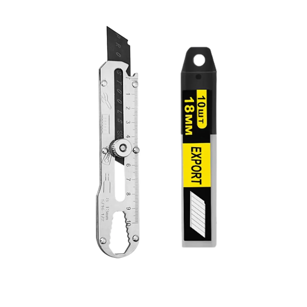 1 Set Multifunctional Stainless Steel Utility Knife Wallpaper Edge Cutting Tool