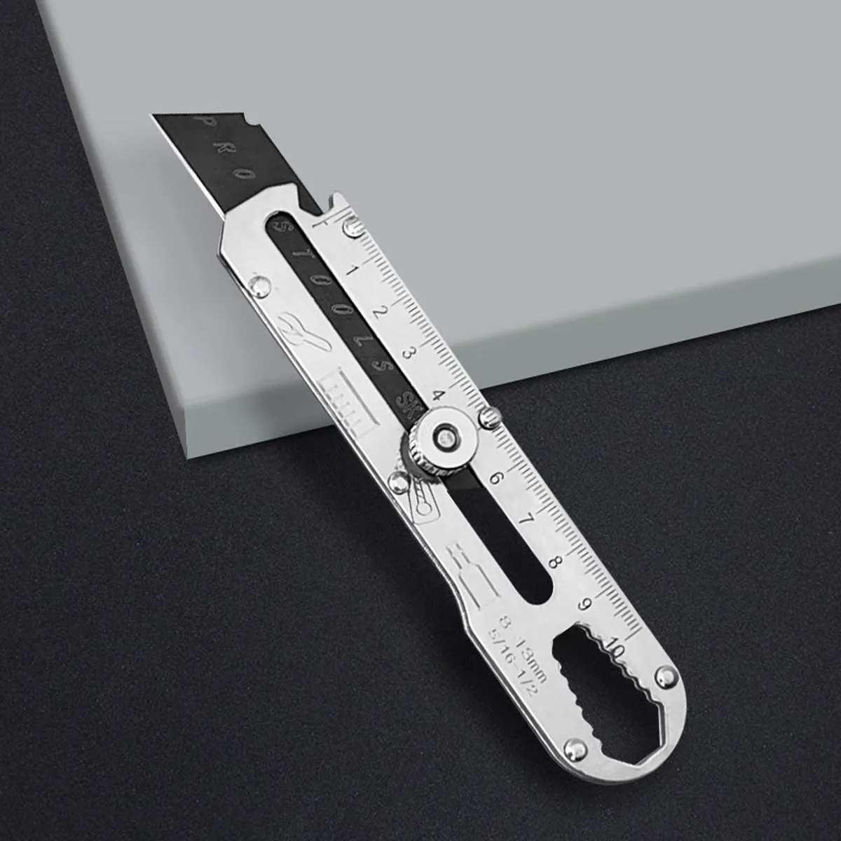 1 Set Multifunctional Stainless Steel Utility Knife Wallpaper Edge Cutting Tool