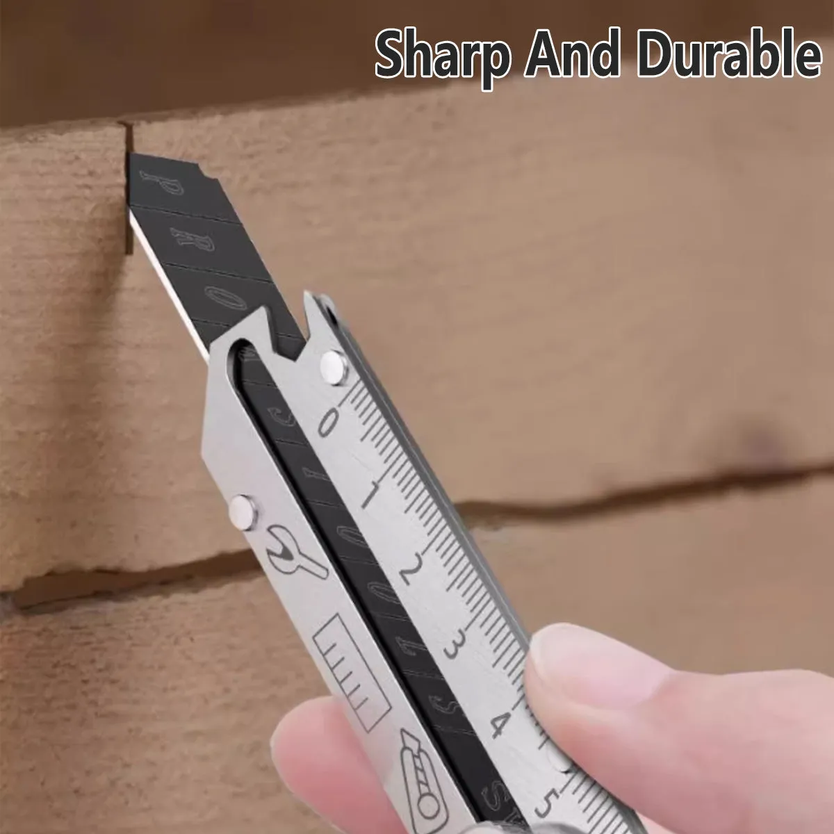 1 Set Multifunctional Stainless Steel Utility Knife Wallpaper Edge Cutting Tool