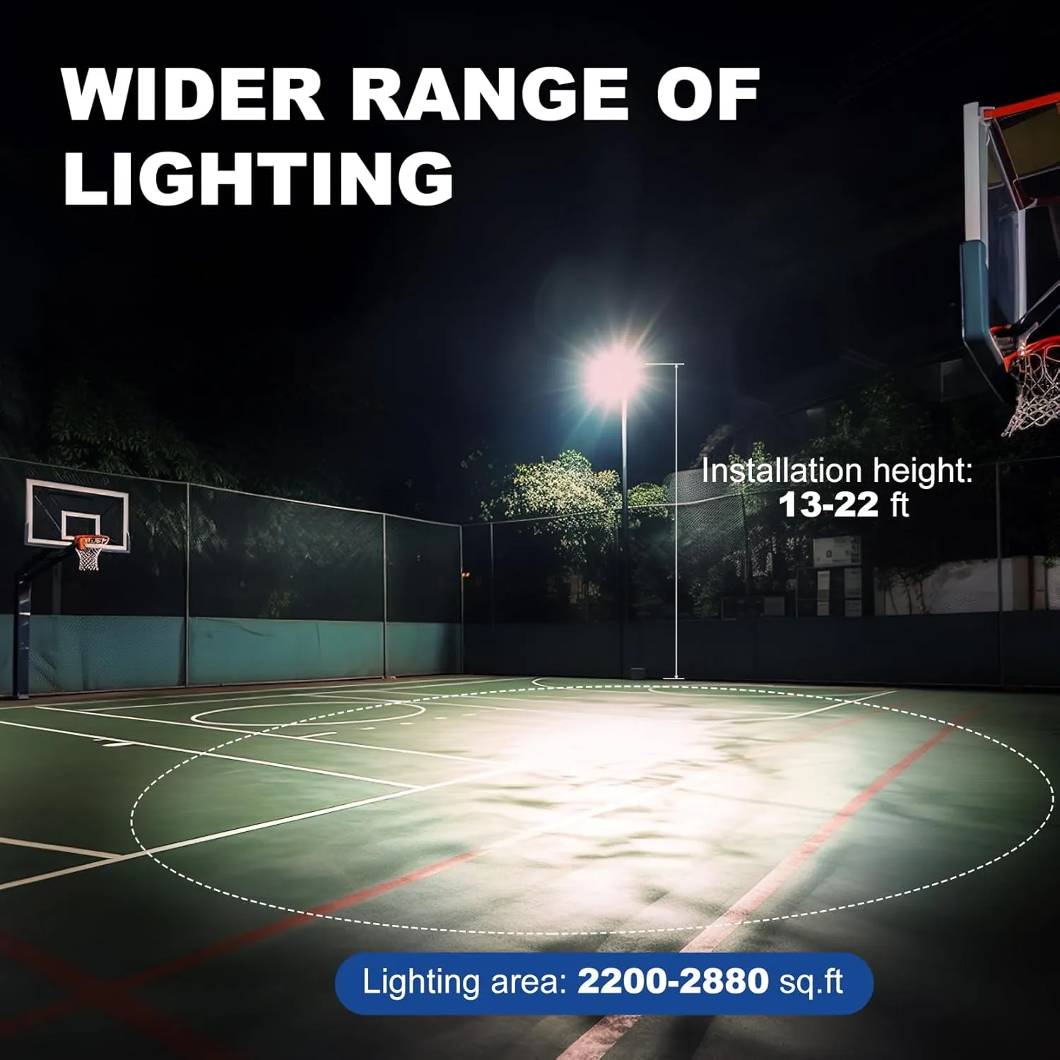 10000W Solar Street Lights Outdoor - 6500K Solar Parking Lot Lights Commercial Dusk to Dawn, Heavy Duty Split Type LED Solar Street Light Remote Control, Street Lights Solar Powered for Yard (2Pack)