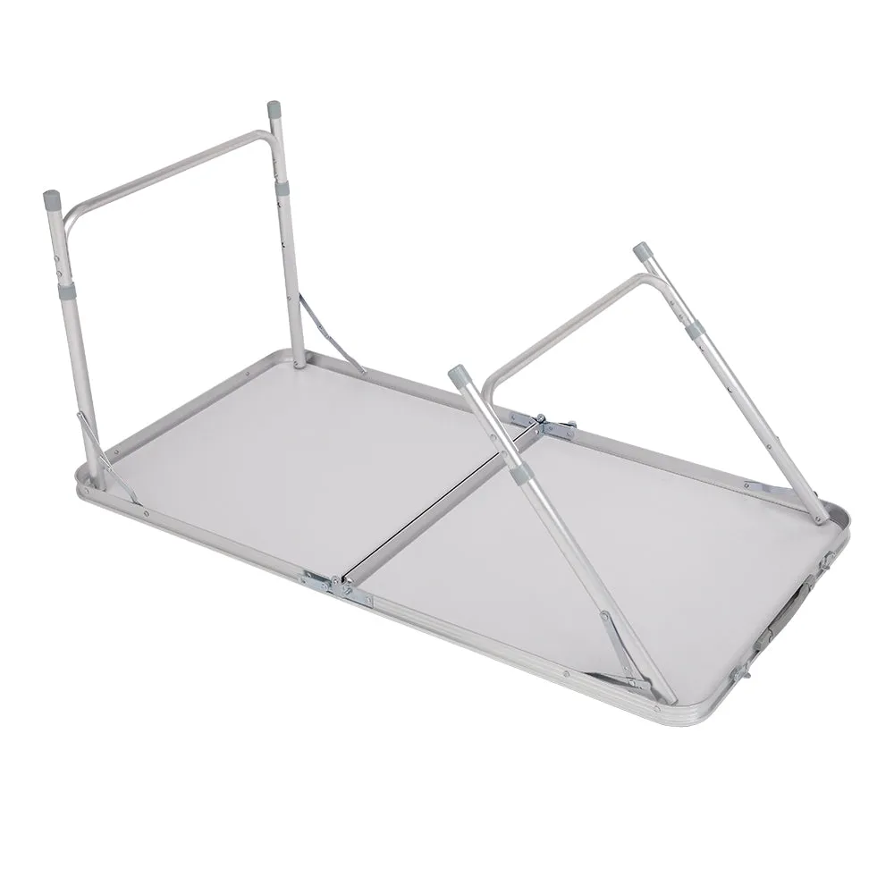 120 x 60 x 70 4Ft Portable Multipurpose Folding Table White