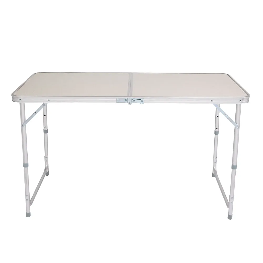 120 x 60 x 70 4Ft Portable Multipurpose Folding Table White
