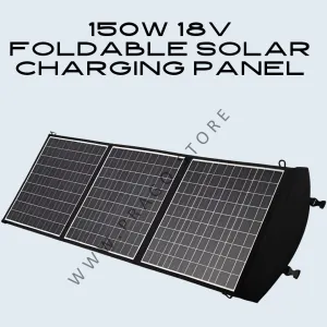 150W 18V Foldable Solar Charging Panel For Home Outdoor Travel Use