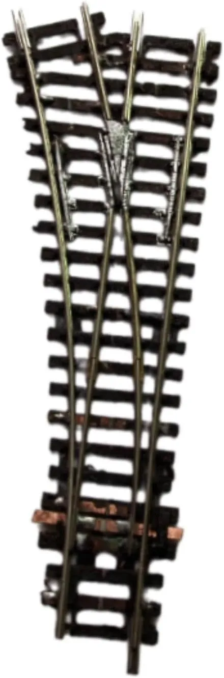 1:87 HO Scale Train Track Model Train Scene Accessory Educational Rail Connection Train Model Steering Sand Table Landscape, Left Turn
