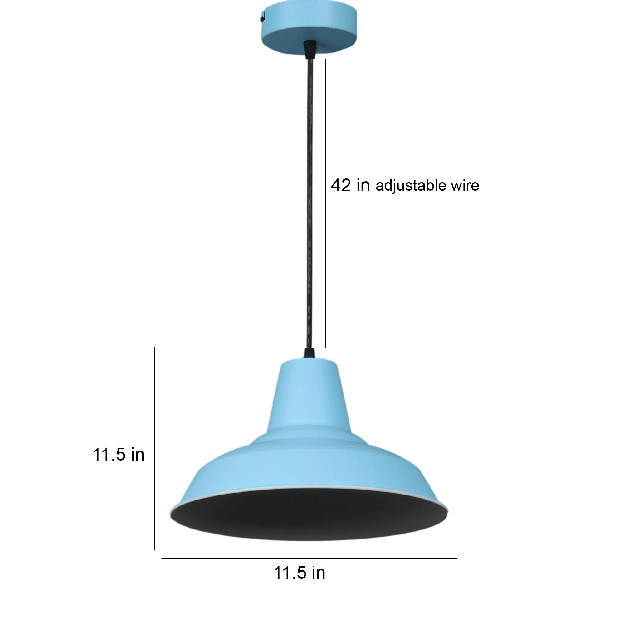 1965 Monging Blue Hanging Light by SS Lightings