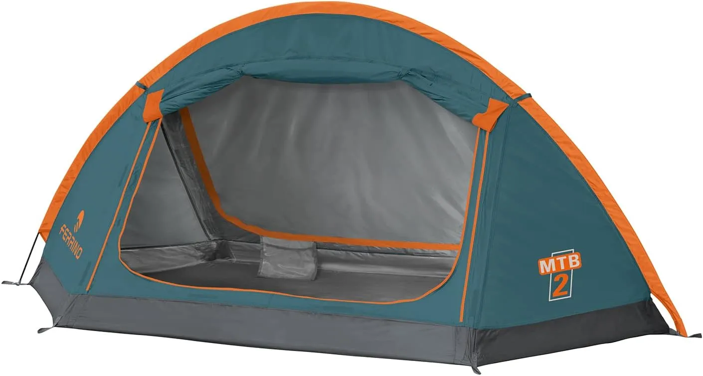 2 MTB Tent, Entrances with Mosquito Net Unisex-Youth, Blue
