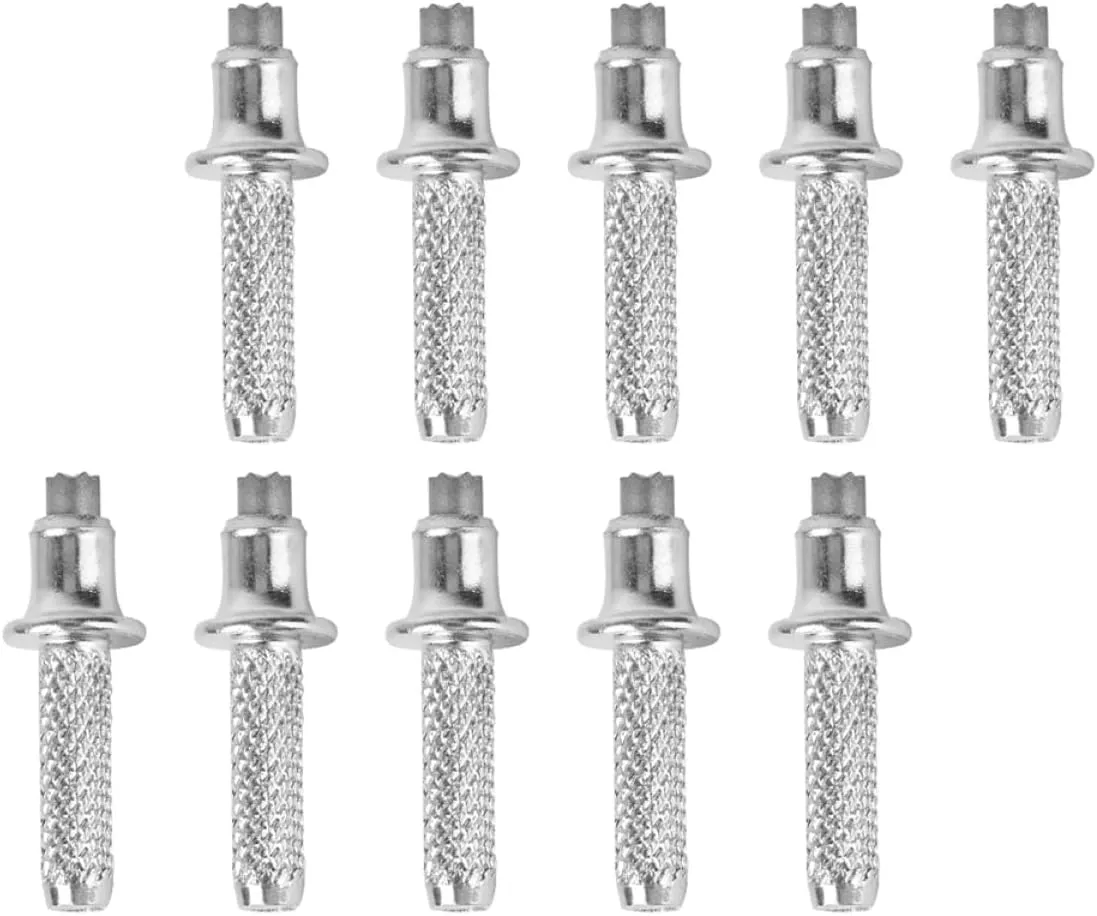 20pcs Trekkingwalking Poles Tips Tips, Tungsten Trekking Pole Stick for Cane Alpenstock Universal Hiking Rod Carbide Replacement Mountaineering Standard Tip Walking Steel