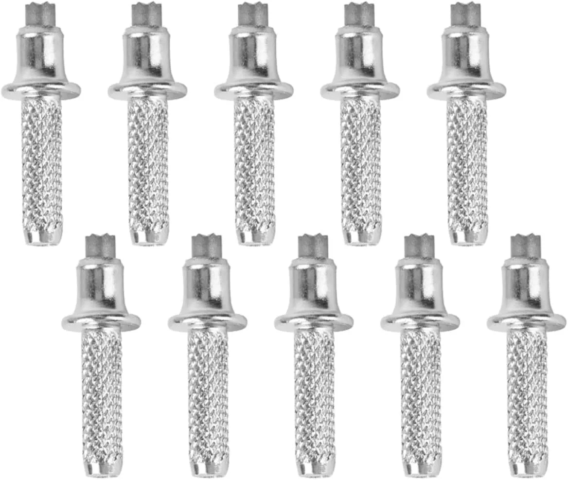 20pcs Trekkingwalking Poles Tips Tips, Tungsten Trekking Pole Stick for Cane Alpenstock Universal Hiking Rod Carbide Replacement Mountaineering Standard Tip Walking Steel