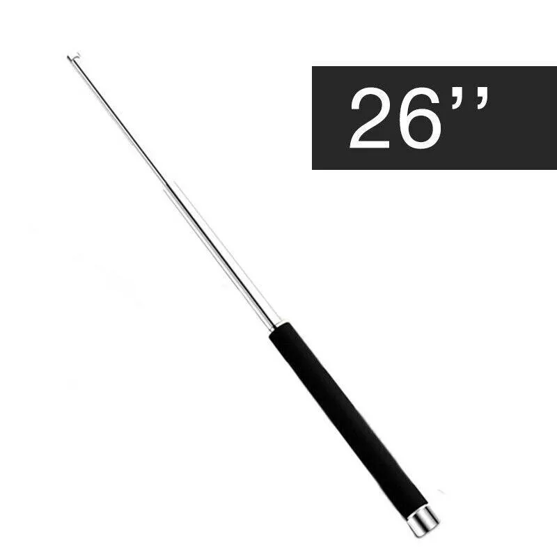 21" 26" Telescopic Stick Whip Portable Pocket  Baton Retractable Outdoor Tool