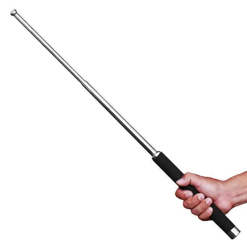21" 26" Telescopic Stick Whip Portable Pocket  Baton Retractable Outdoor Tool