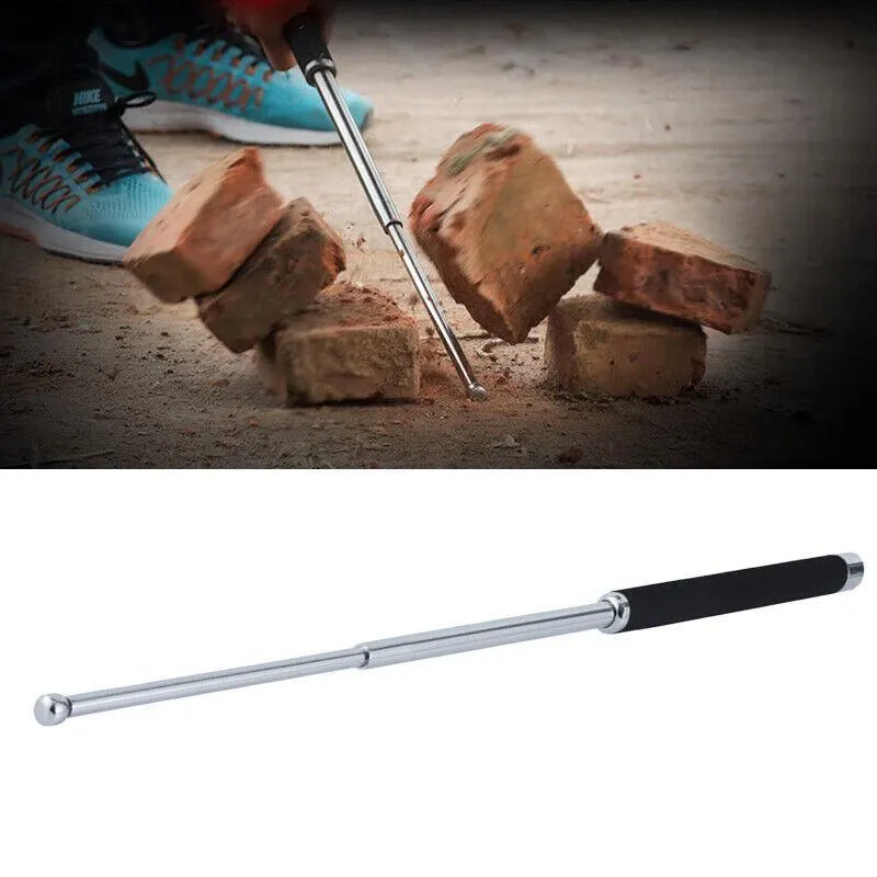 21" 26" Telescopic Stick Whip Portable Pocket  Baton Retractable Outdoor Tool