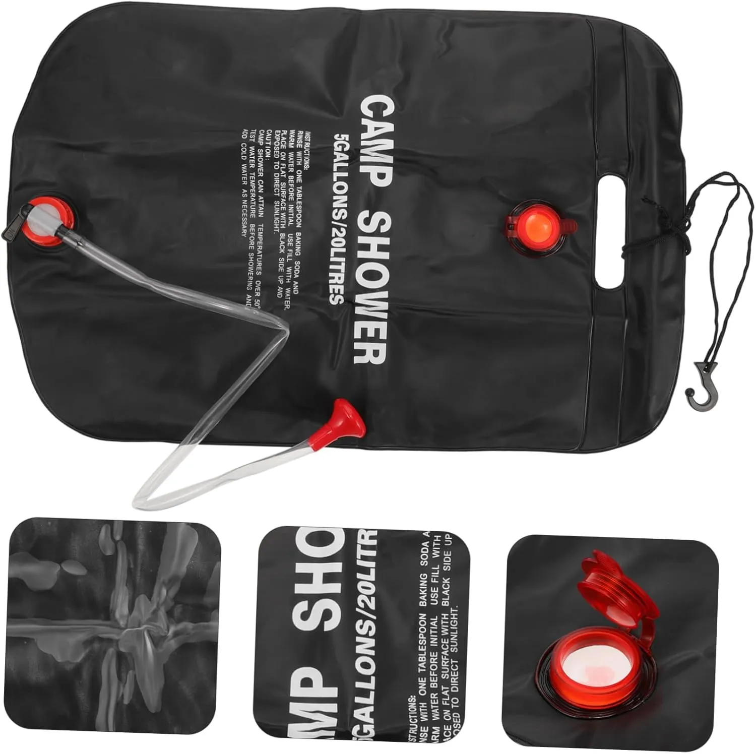 2pcs Crystal Spider Peel and Stick Wallpaper Bath Bag Shower Bag Praise Dance Flags Black Bicycle