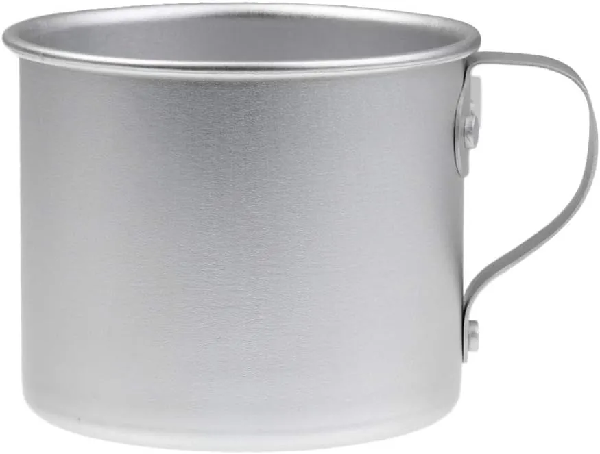 2PCS Outdoor Portable Camping Hiking Mountaineering Camping Aluminum Cup Can Hang Coffee Cup Mug