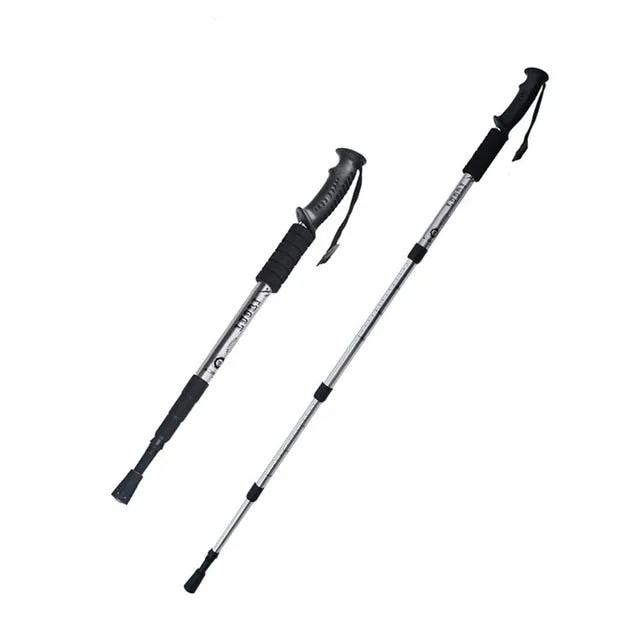 2pcs trekking poles Nordic Walking cane telescopic baton Aluminium Alloy nordic Walking Stick with hiking accessories