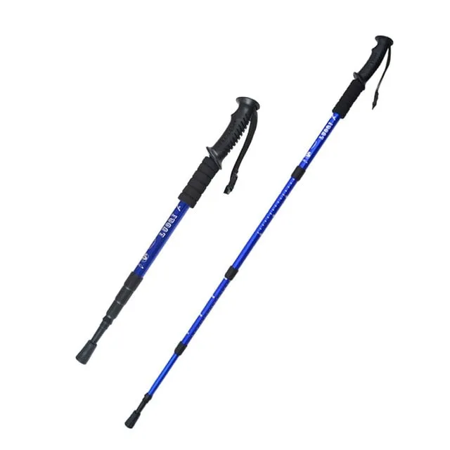 2pcs trekking poles Nordic Walking cane telescopic baton Aluminium Alloy nordic Walking Stick with hiking accessories