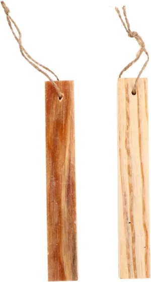 2pcs Wooden Fire Starter Fatwood Ignition Strips for Camping Barbecue and Outdoor Cooking