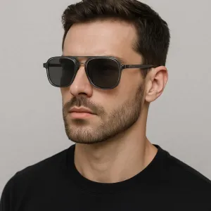 5 Pcs Pair Eyewear Magnetic Clip On Sunglasses Interchangeable Polarized Tinted Lenses for Men and Women Unique Gift Stick-on Trendy Fashion Magnetic Sunglasses