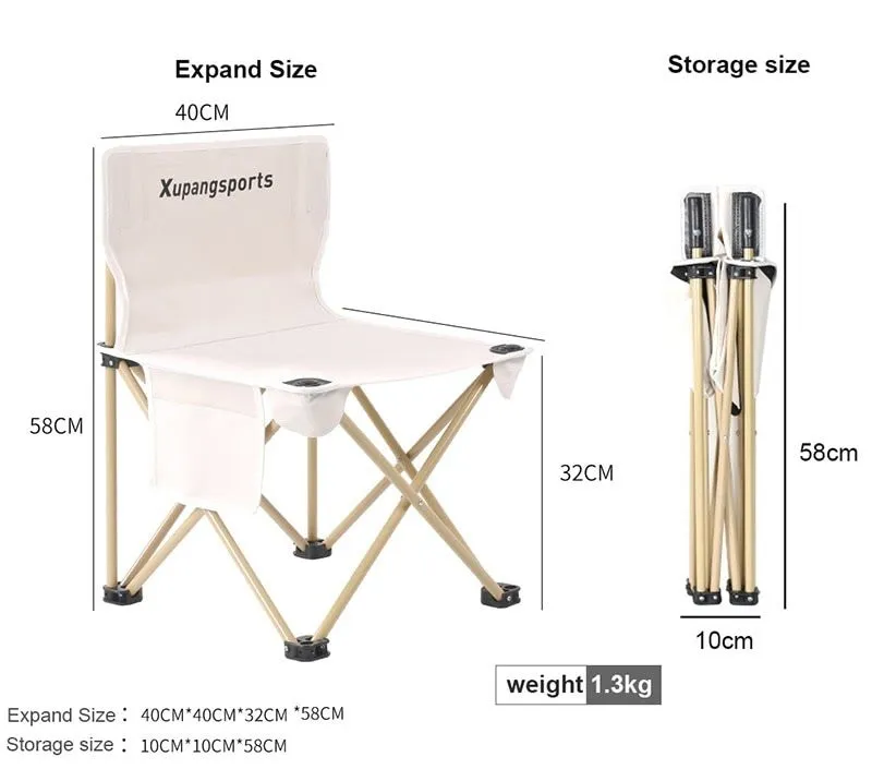 5PCS Folding Table Chairs Aluminium Picnic Table