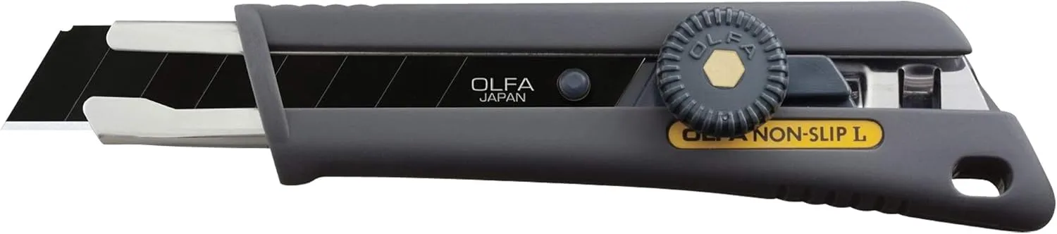 6" Olfa NOL-1/BB 18mm Snap-Off Blade Cushion Grip Handle Retractable Utility Knife