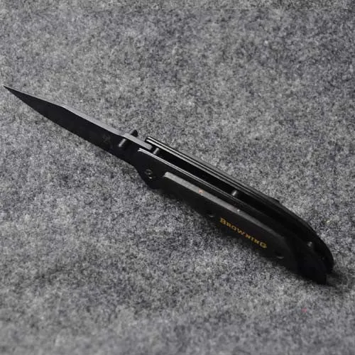 7Cr17 Blade Ebony Handle Camping Knife