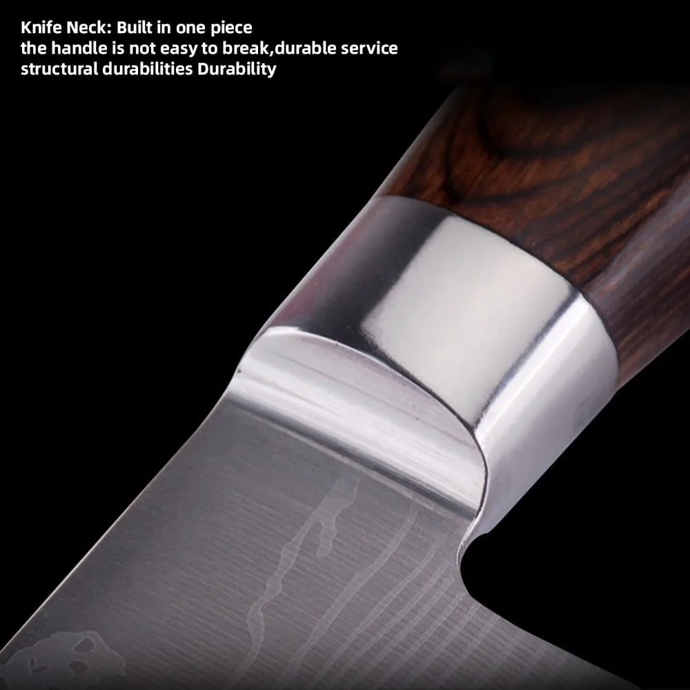 7PCS Kitchen Knife Set, Professional Japanese Chef Knives with High Carbon Stainless Steel Ultra, Sharp Aikido Knife Set for Cooking Meat, Fruits, Vegetables.