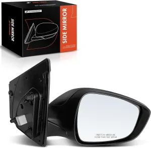 A-Premium Passenger Side Power Door Mirror - Compatible with Hyundai Elantra GT 2013 2014 2015 2016 2017 - Heated Manual Folding Black Outside Rear View Mirror with Turn Signal