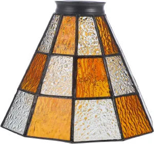 ABOOFAN Lampshade Chandelier Lamp Cover Table Lamp Shade Replacement Lamp Shade Clip on Lamp Shade Clamp Shade Lamp Replacement Shade Stained Chandelier Lamps Cover Bell Lamp Shade Glass