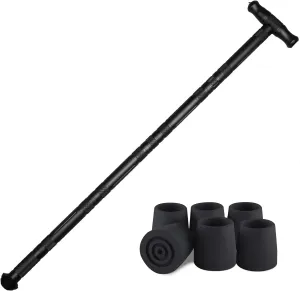 aiGear Premium Walking Hiking Stick and Anti Skid Rubber Tips