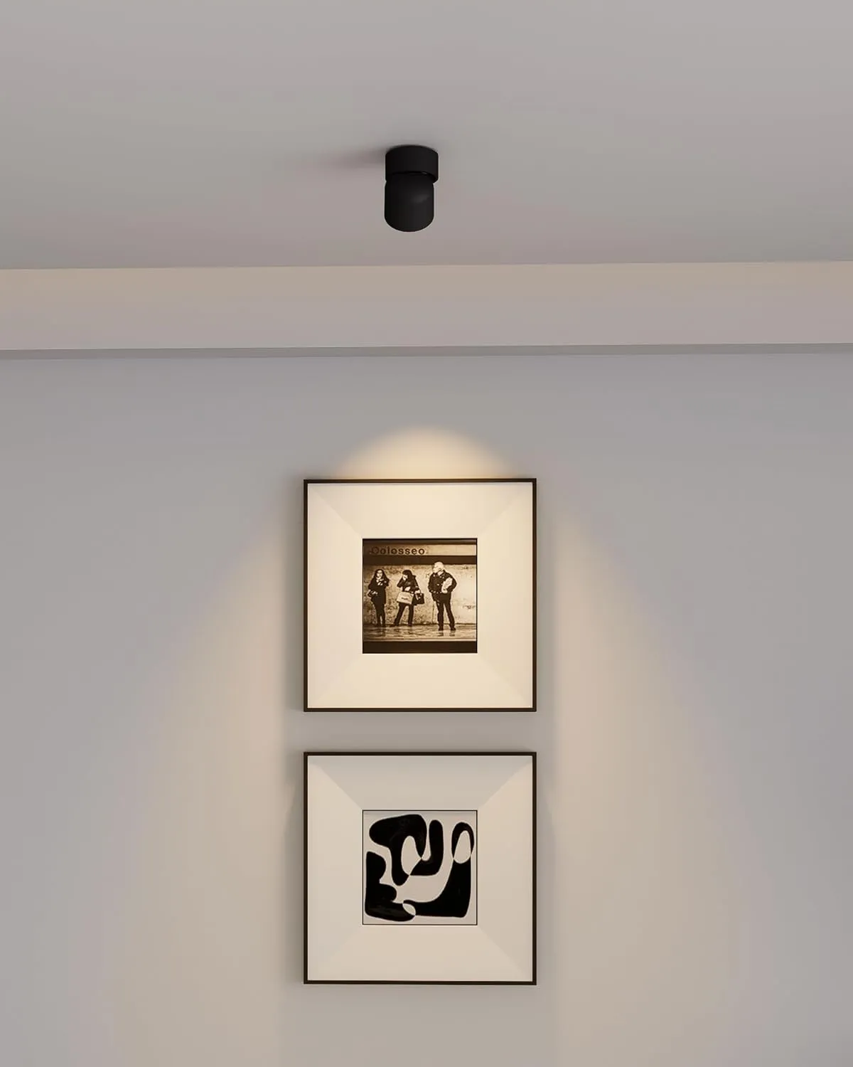 Aisilan Ceiling Spotlight Fixtures, Modern LED Spotlight Indoor, 9W Accent Spot Light with 360°Rotatable, Directional Spot Lights for Living Room Bedroom Painting Artwork, 3000K CRI 97 