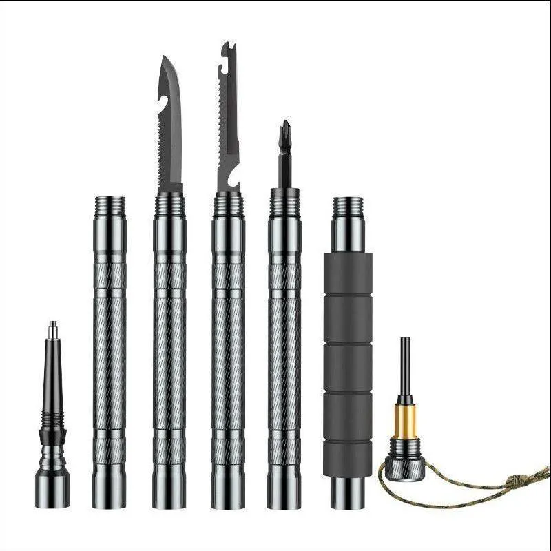 Alpenstock Folding Multifunctional Outdoor Hiking Self-defense