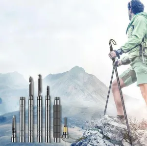 Alpenstock Folding Multifunctional Outdoor Hiking Self-defense