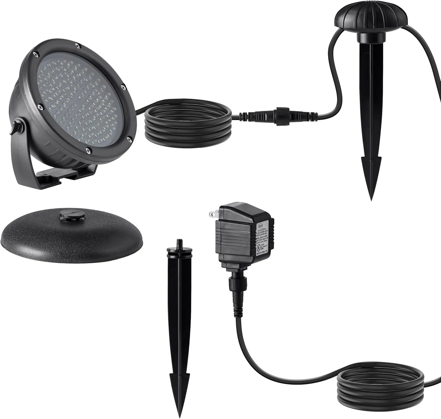 Alpine Corporation 8 Watt Outdoor 120 Warm White LED Lights for Ponds, Fountains, and Water Landscapes