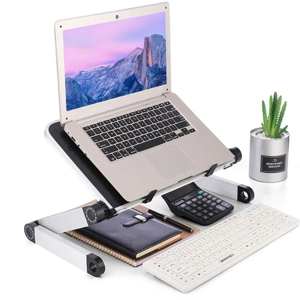 Aluminum Alloy Laptop Holder Stand Portable Adjustable Folding Notebook Desk Computer Table Lifting Bracket Foldable Holder