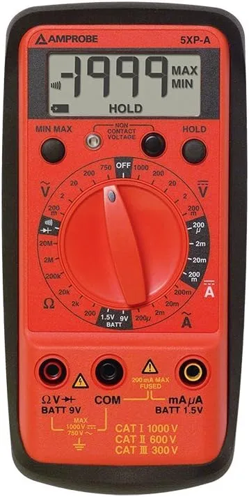 Amprobe 5XP-A Compact DMM with Non-Contact Voltage