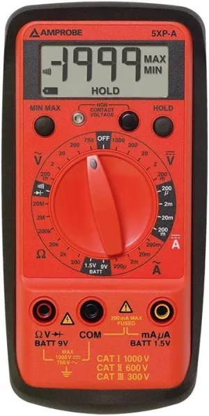 Amprobe 5XP-A Compact DMM with Non-Contact Voltage