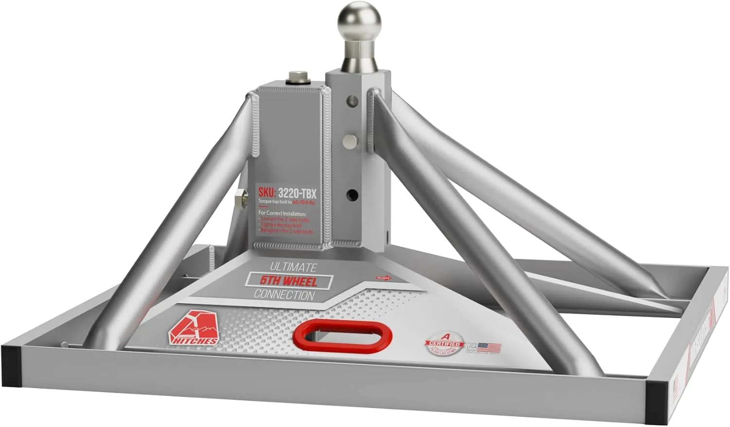 ANDERSEN HITCHES | Ultimate 5th Wheel Connection (Toolbox Model) | 13" Tall Base, 24,000 lbs GTWR, 4,500 LBS tongue weight | 3220-TBX