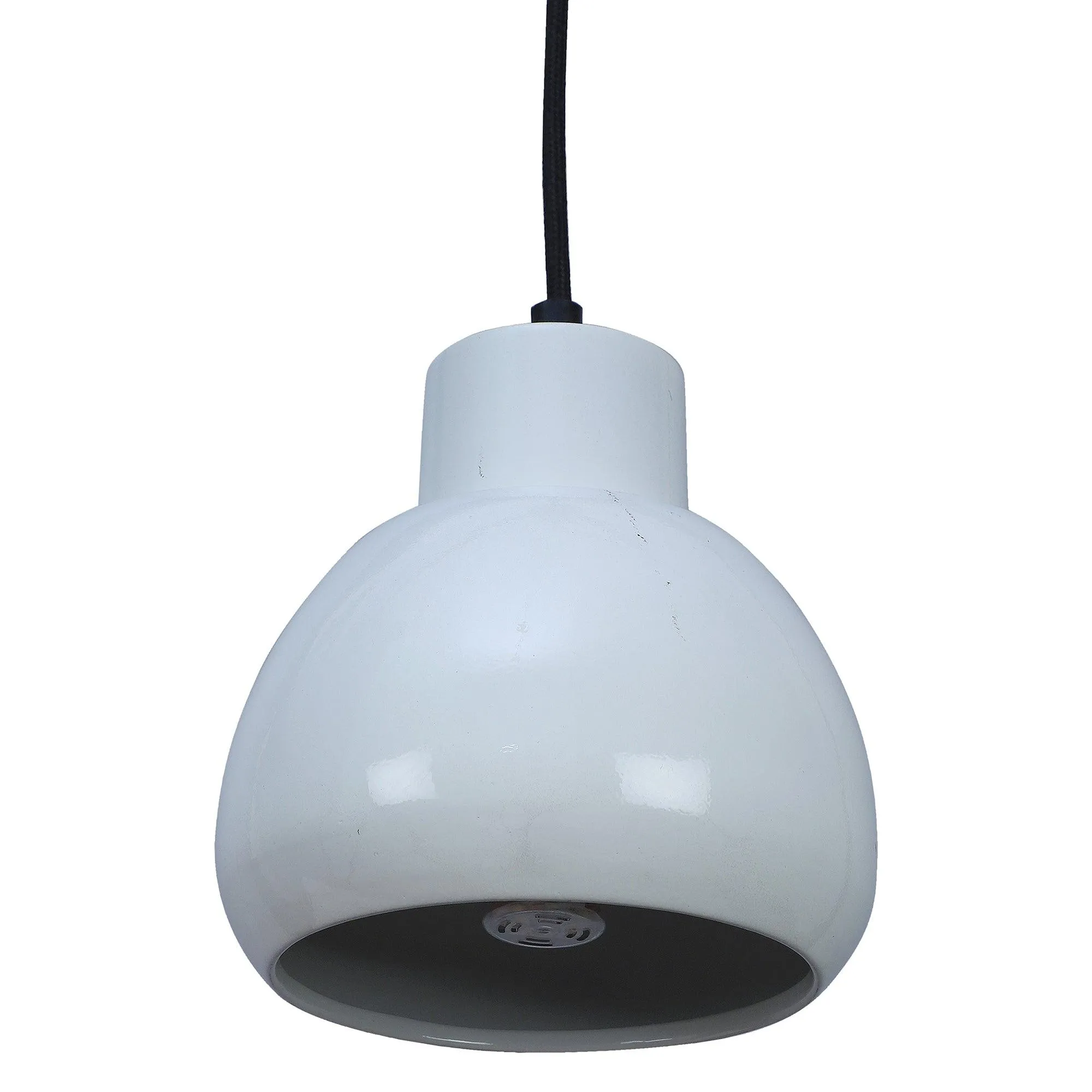 Apple White Metal Hanging Light by SS Lightings