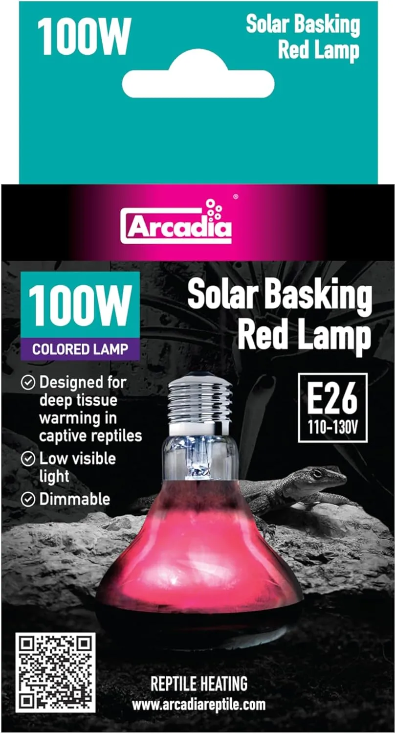 Arcadia Red Solar Basking Lamp-100 Watt