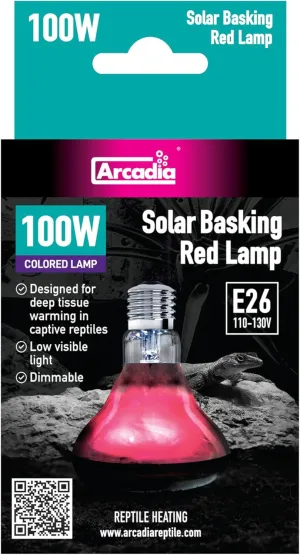 Arcadia Red Solar Basking Lamp-100 Watt