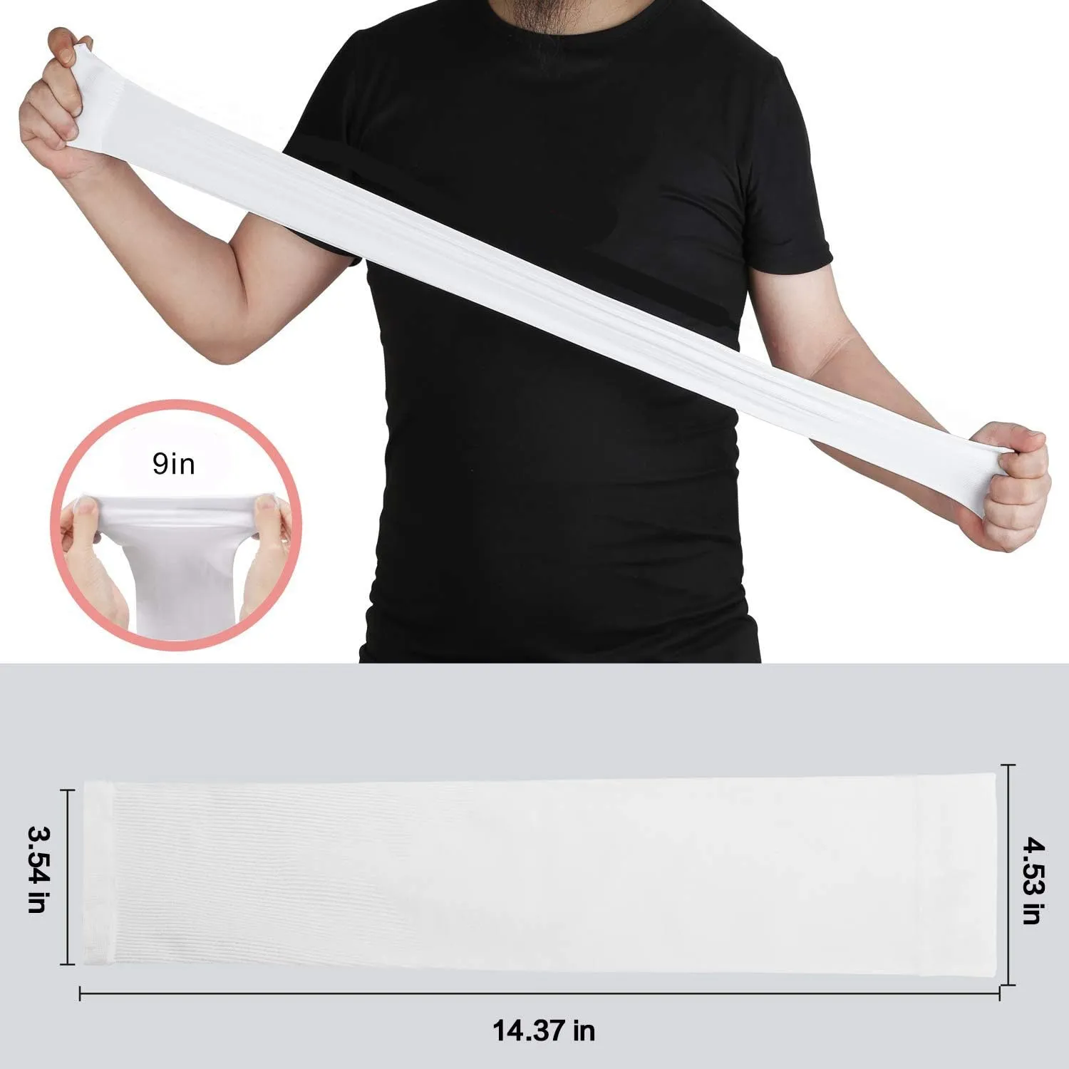 Arm Sleeves for Men Women: Sleeves to Cover Arms for Tattoo Cover Up - 4 Pairs UV Sun Protection UPF 50 Cooling Sports Sleeve