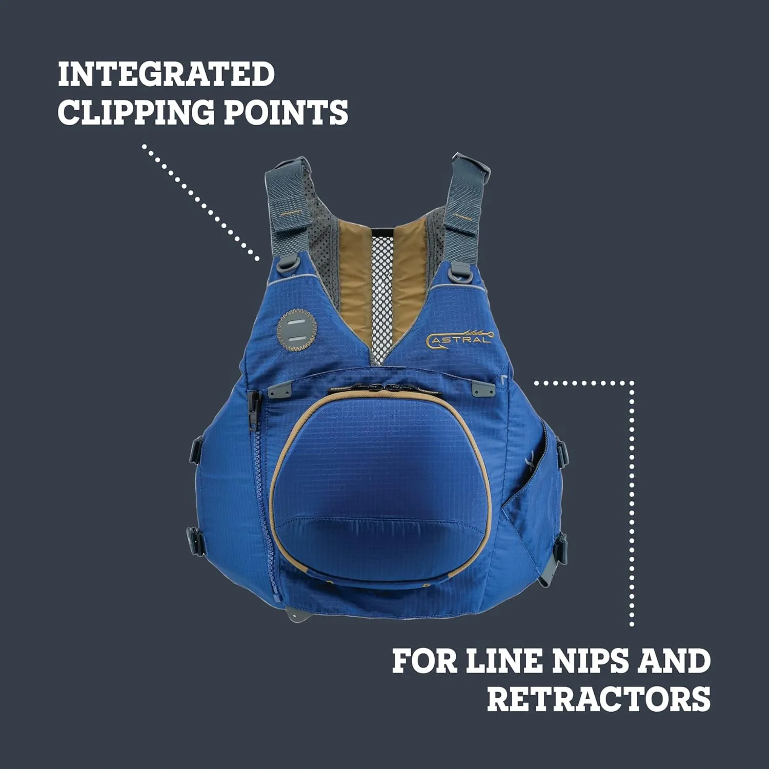 Astral, Sturgeon Life Jacket PFD for Kayak Fishing, Recreation and Touring