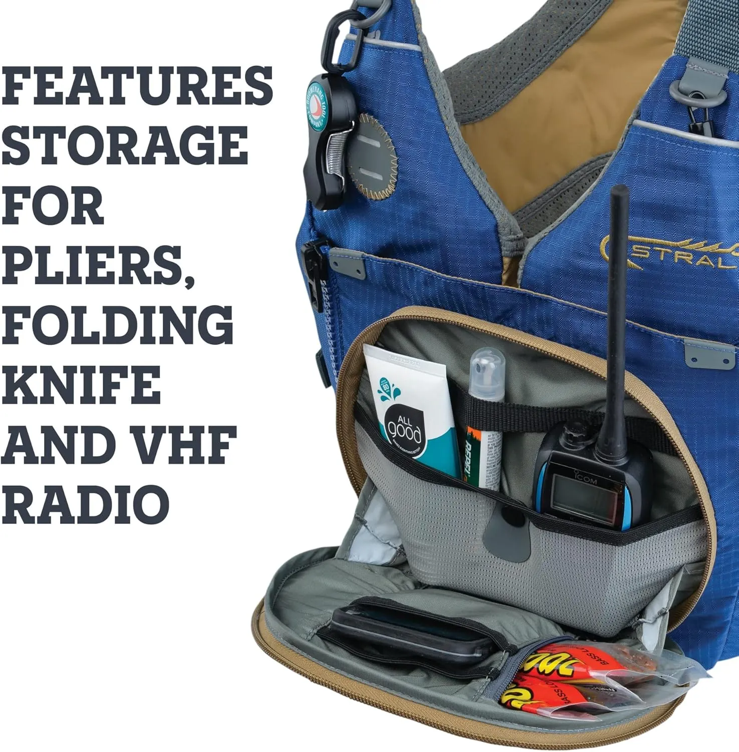 Astral, Sturgeon Life Jacket PFD for Kayak Fishing, Recreation and Touring