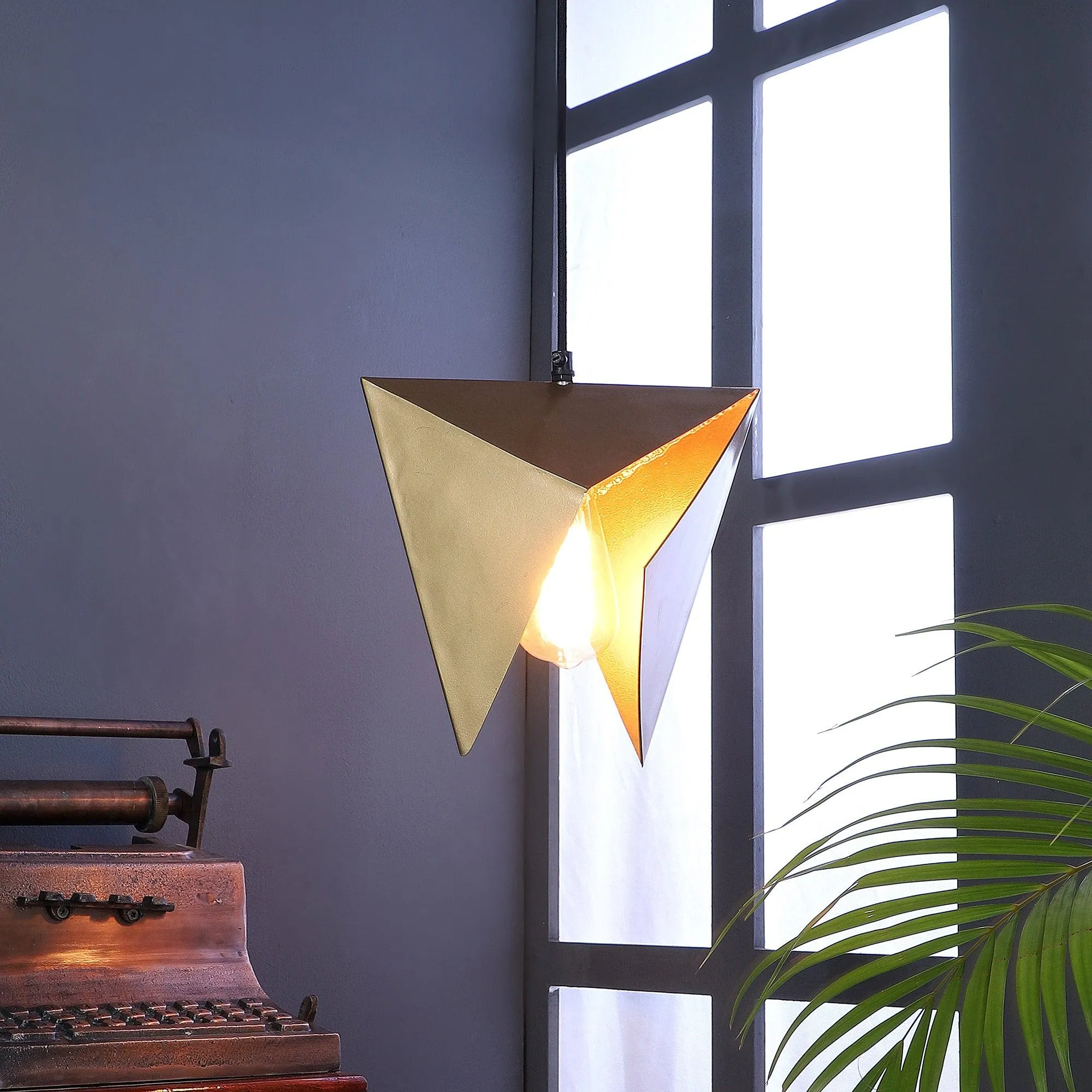 Atupa Gold Metal Hanging Light by SS Lightings
