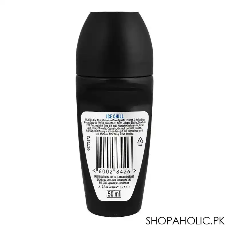 Axe Ice Chill 48 Hours Lasting Anti Sweat Anti-Perspirant Roll On, 50ml