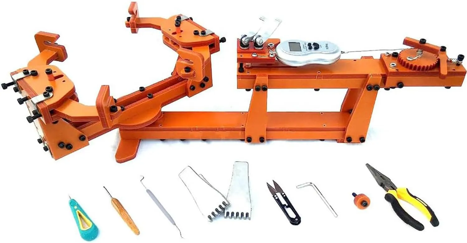 Badminton Racket Stringing Threading Machine, Winch Type Personal Stringing Tools for Badminton Racket, Racquet, Tennis Racket, DIY Squash