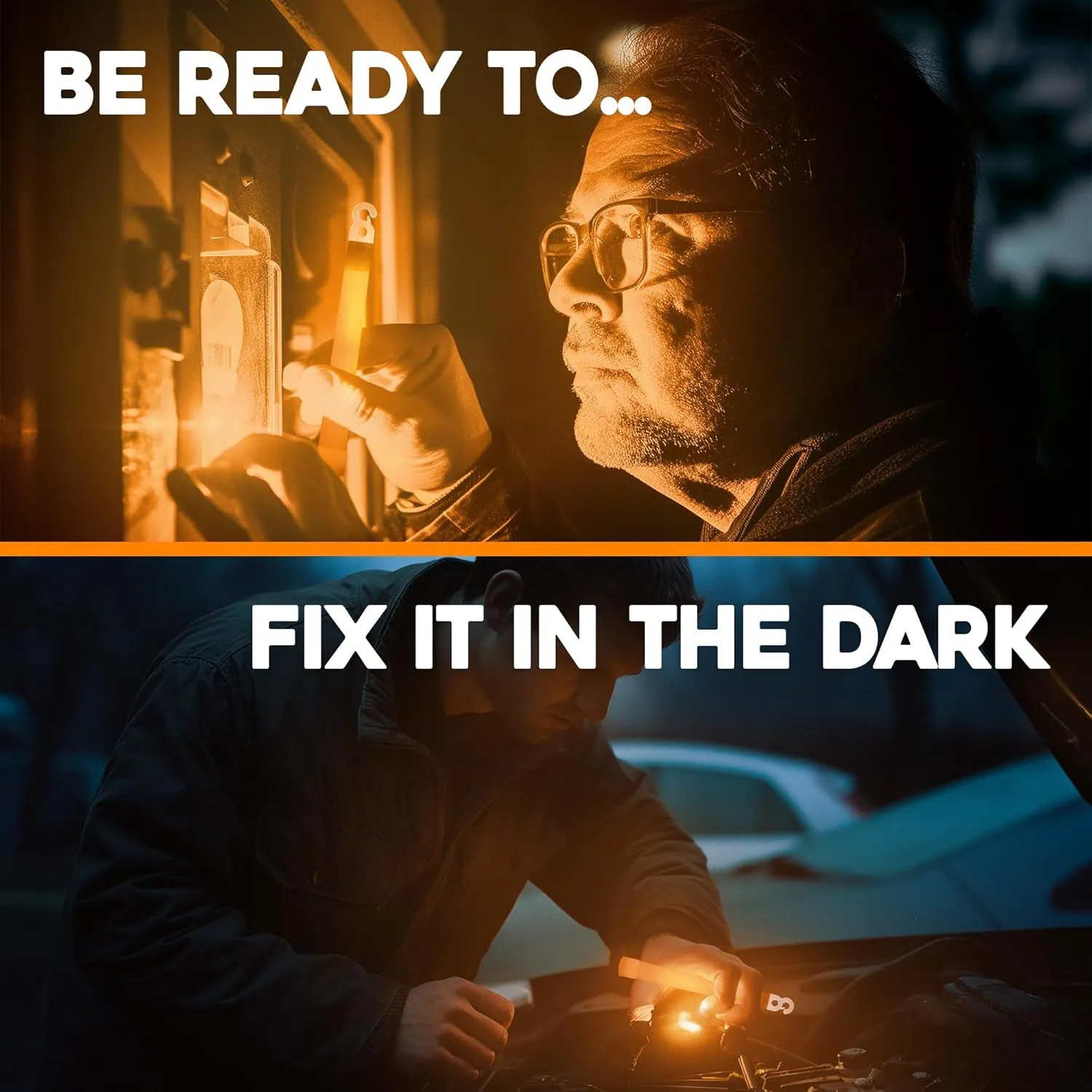 Be Ready - Industrial 12 Hour Illumination Emergency Safety Chemical Light Glow Sticks 12 Pack