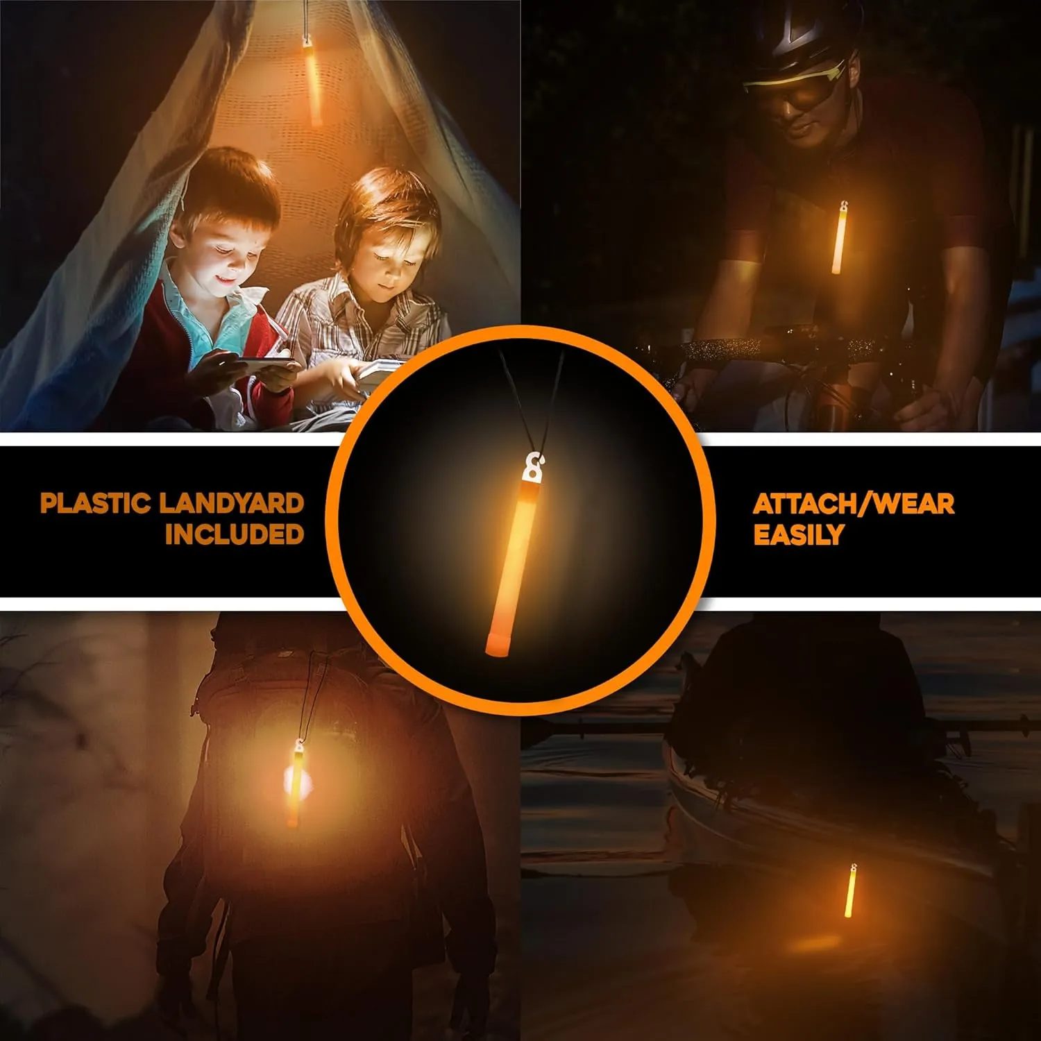 Be Ready - Industrial 12 Hour Illumination Emergency Safety Chemical Light Glow Sticks 12 Pack