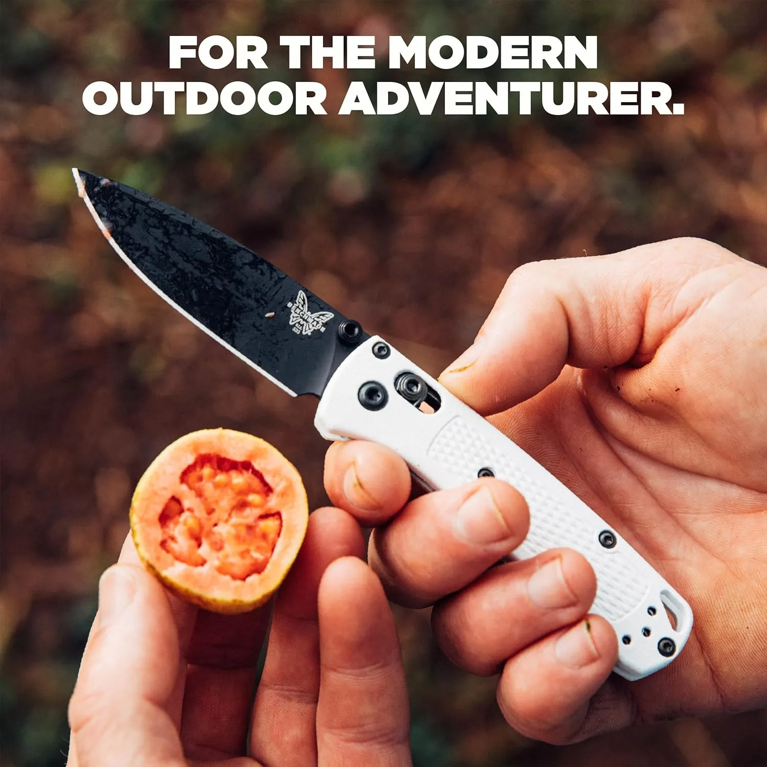 Benchmade - Mini Bugout 533 Folding Knife with White Givory Handle (533BK-1)