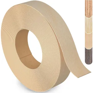 Birch Edge Banding, 3/4 inch x 50ft Veneer Edge Banding Preglued Flexible, Wood Tape Banding Roll for Cabinet Repair Furniture