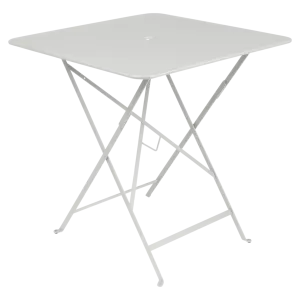 Bistro square table 71cm steel grey